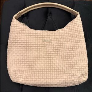 MZ Wallace Buff Woven Shoulder Handbag Large